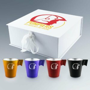 Coffret de 4 tasses expresso Luminarc personnalisées (réf. CLS)