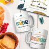 Coffret Paillettes Duo de Mugs Maman Exceptionnelle & Papa Extraordinaire