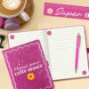 Coffret Paillettes Meilleure Maîtresse du Monde - Carnet de Notes & Stylo