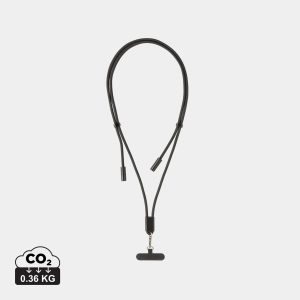 Cordon téléphone de 160cm avec câble 60W en rPET RCS LoopAmp