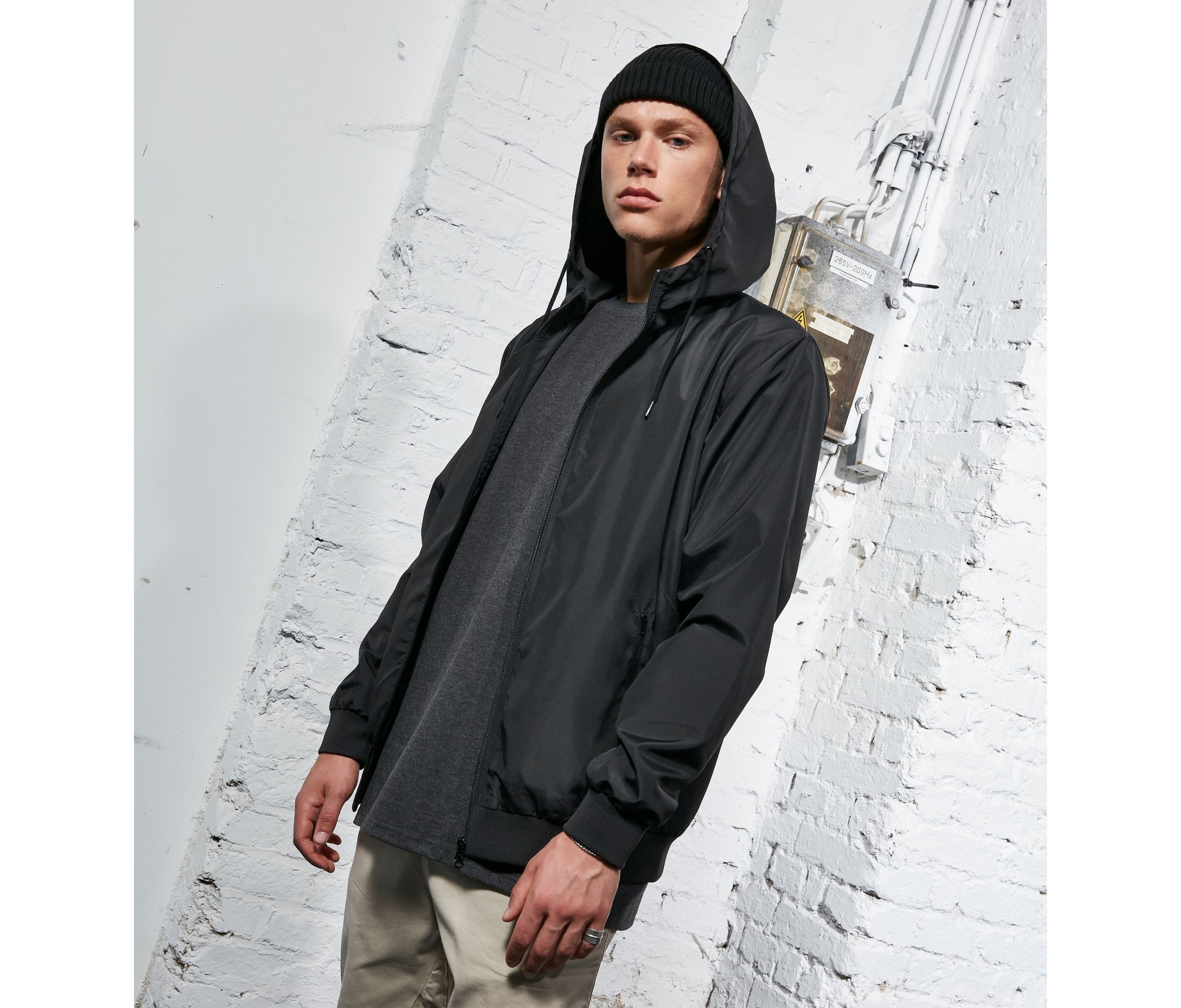 Coupe-vent de sport Build Your Brand Recycled Windrunner Coupe-vent de sport Build Your Brand Recycled Windrunner