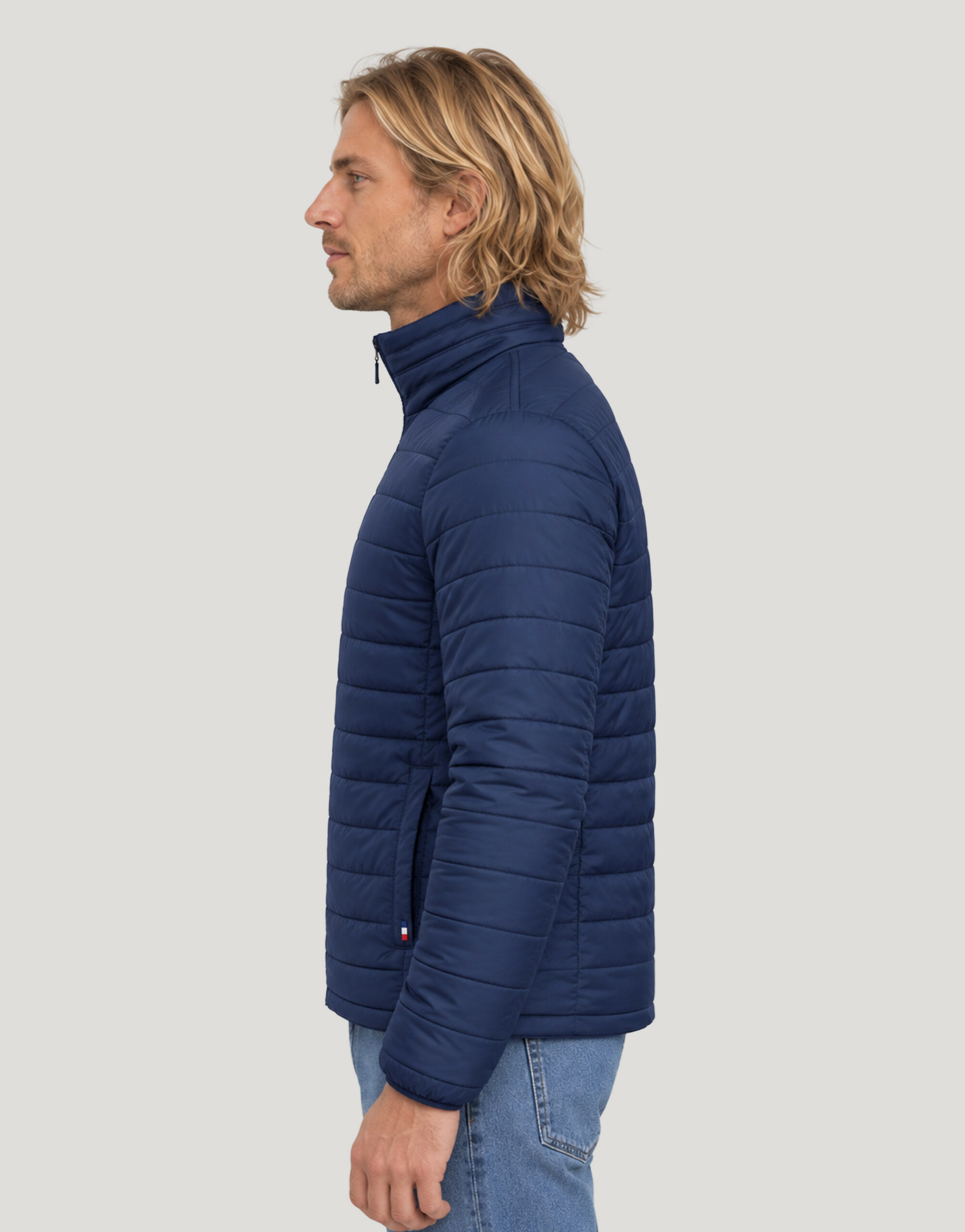 Doudoune homme recyclée fabriquée en France Courchevel Doudoune homme recyclée fabriquée en France Courchevel – vue 3