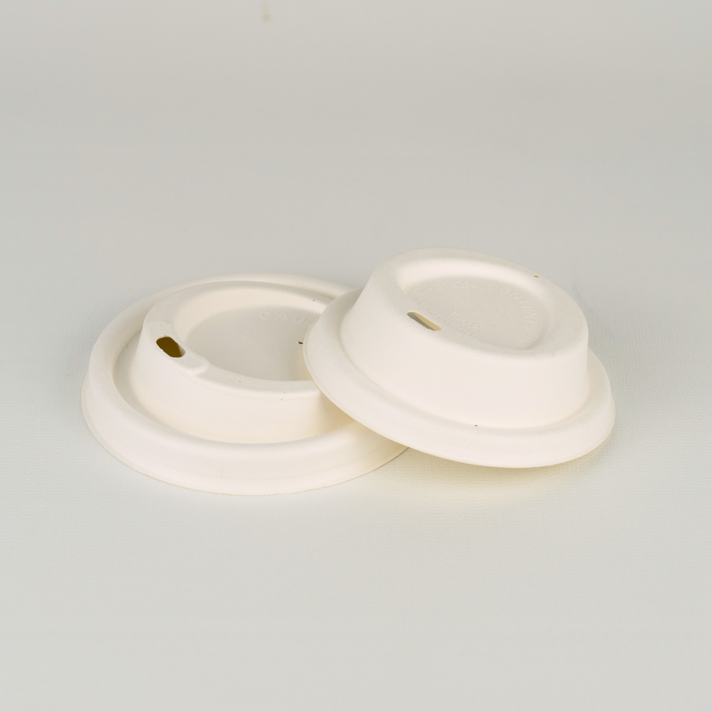 Couvercle écologique en bagasse pour gobelet en carton Couvercle écologique en bagasse pour gobelet en carton