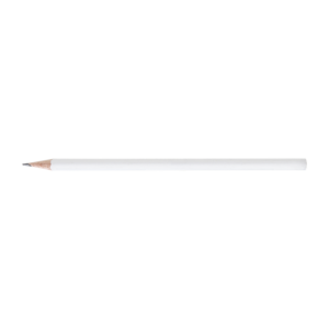 Crayon de papier vernis blanc