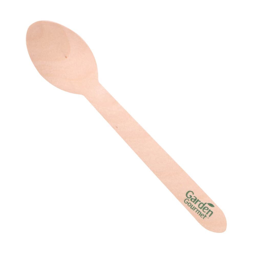 Cuillère à dessert en bois personnalisable, 11 cm Cuillère à dessert en bois personnalisable, 11 cm