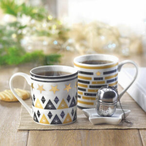 Tasse, soucoupe et infuseur Unique – vue 2