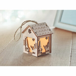 Maisonnette en MDF lumière Ponia – vue 2