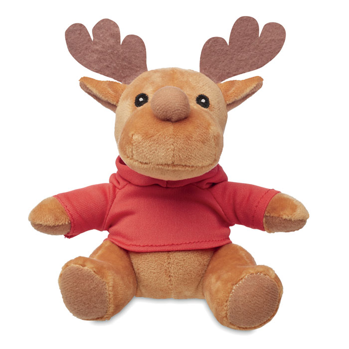 Renne en peluche avec capuche Rudolph Renne en peluche avec capuche Rudolph
