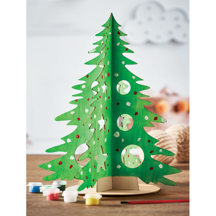 Sapin de Noël en bois Tree And Paint Sapin de Noël en bois Tree And Paint – vue 2