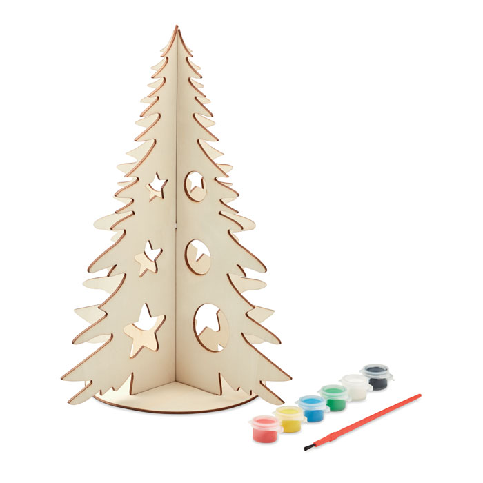 Sapin de Noël en bois Tree And Paint Sapin de Noël en bois Tree And Paint