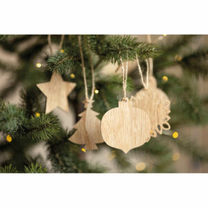 Décorations de Noël en bois Chriset – vue 2