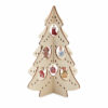 Décoration de sapin en bois Silueta