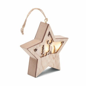 Suspension étoile MDF avec led Starlight