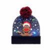 Bonnet de Noël tricoté avec LED Shimas Light