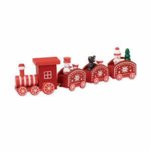 Train de Noël en bois Juna – vue 2