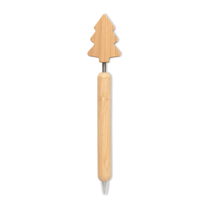 Stylo à bille sapin en bambou Chrispen Stylo à bille sapin en bambou Chrispen