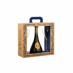 De Venoge Coffret Princes Blanc de Blancs 75 cl + 2 Flûtes