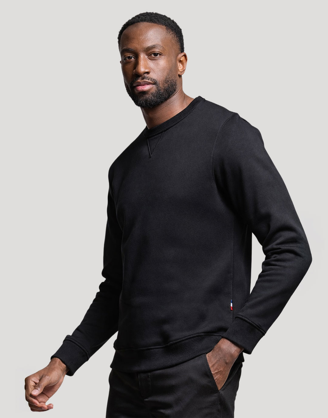 Sweat col rond unisexe en coton bio fabriqué en France Deleuze Sweat col rond unisexe en coton bio fabriqué en France Deleuze – vue 4