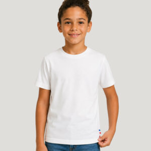 Tee-shirt enfant en coton bio fabriqué en France Descartes – vue 5