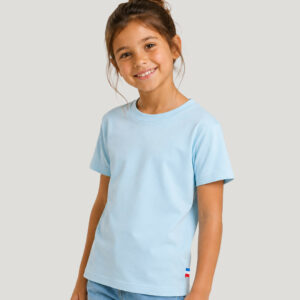 Tee-shirt enfant en coton bio fabriqué en France Descartes – vue 3