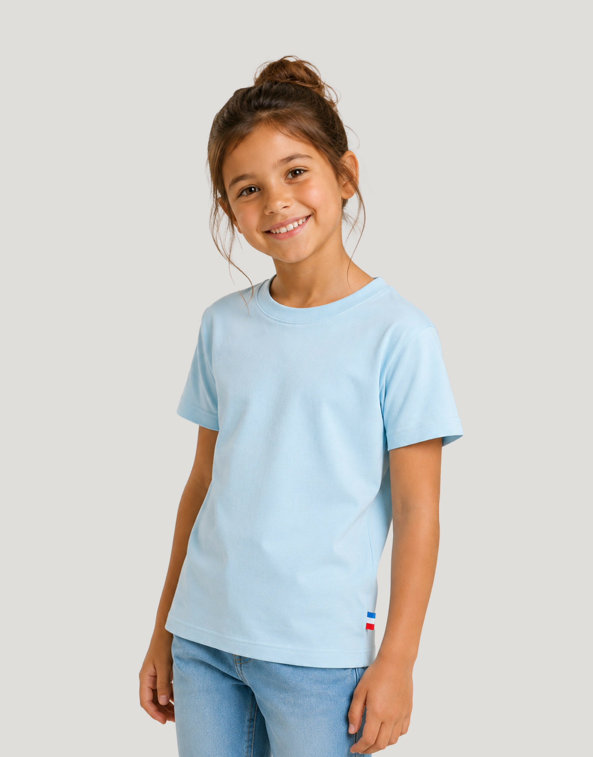 Tee-shirt enfant en coton bio fabriqué en France Descartes Tee-shirt enfant en coton bio fabriqué en France Descartes – vue 3