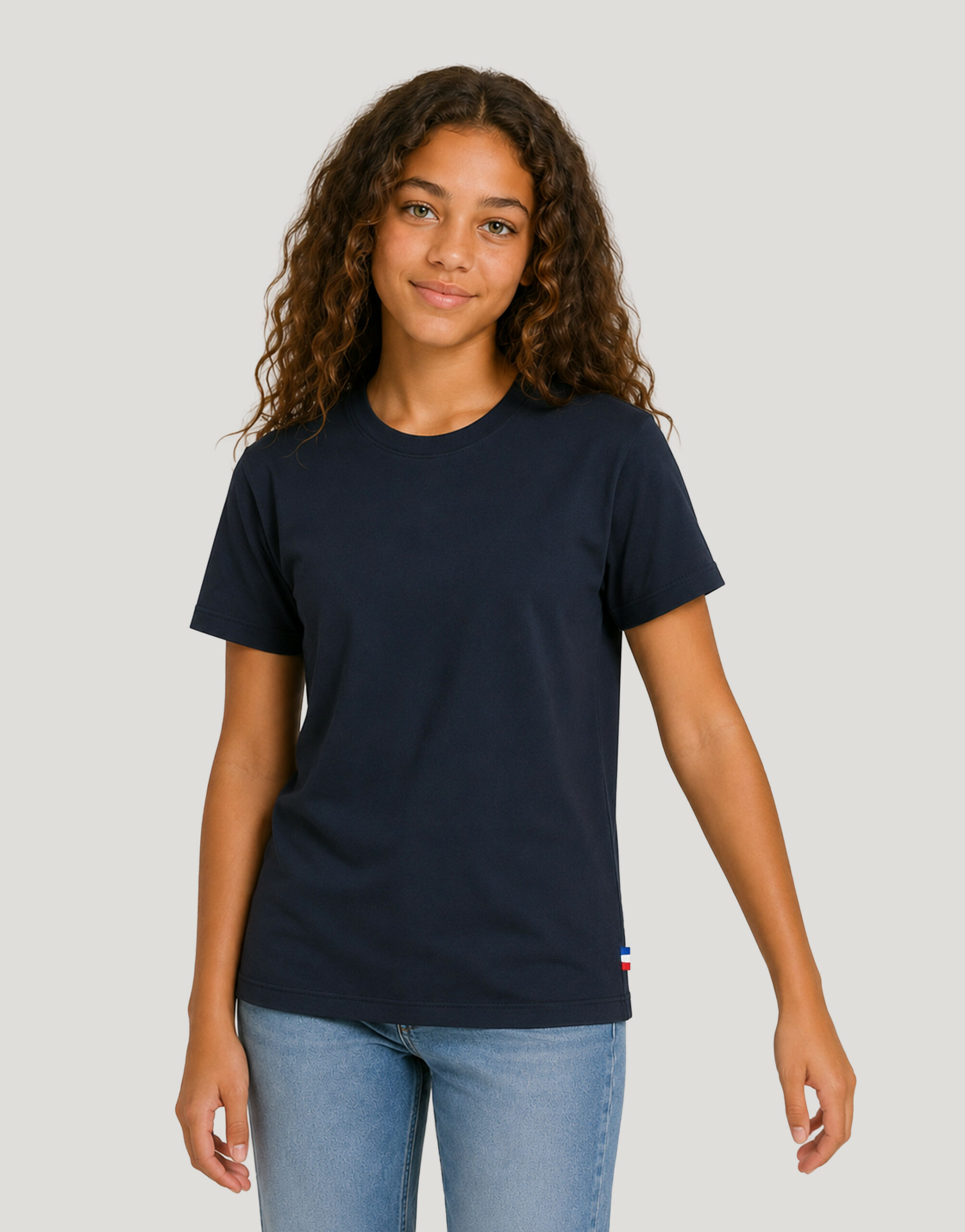 Tee-shirt enfant en coton bio fabriqué en France Descartes Tee-shirt enfant en coton bio fabriqué en France Descartes