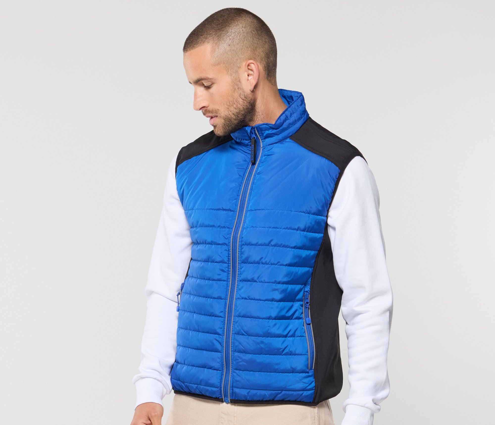 Doudoune Bodywarmer bi-matière matelassé Pen Duick Skipper Doudoune Bodywarmer bi-matière matelassé Pen Duick Skipper