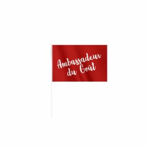 Drapeau RPET 15x10 cm