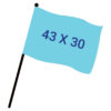 Drapeau de table et de supporter avec hampe