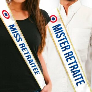 Écharpe Humoristique Retraite