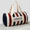 Sac polochon imprimé fabriqué en France Épicure