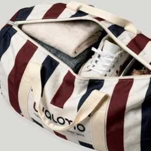 Sac polochon imprimé fabriqué en France Épicure – vue 2