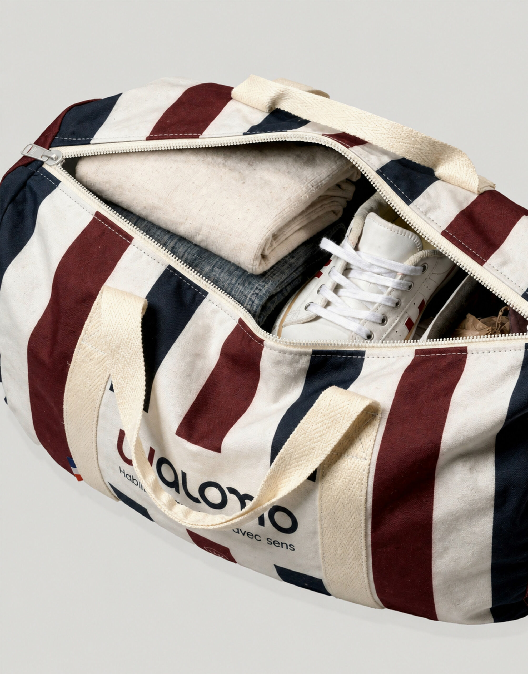 Sac polochon imprimé fabriqué en France Épicure Sac polochon imprimé fabriqué en France Épicure – vue 2