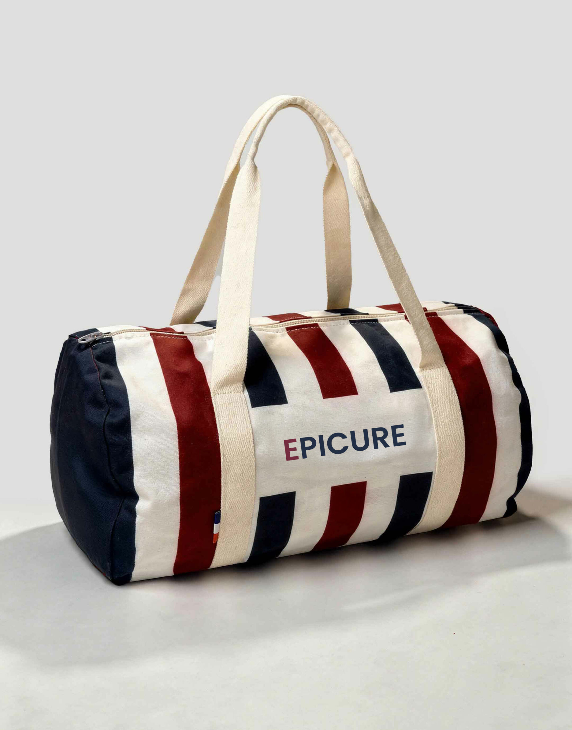 Sac polochon imprimé fabriqué en France Épicure Sac polochon imprimé fabriqué en France Épicure – vue 4