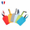 Étiquette à bagage en couleur- made in France