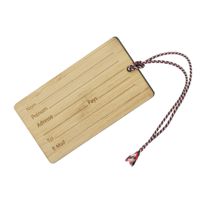 Etiquette bagage bambou fr
