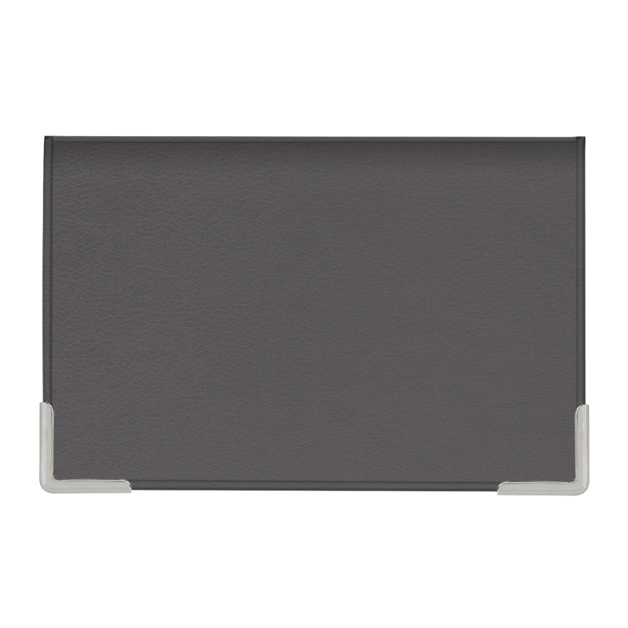 Etui 2 cartes imit° cuir+coins Etui 2 cartes imit° cuir+coins