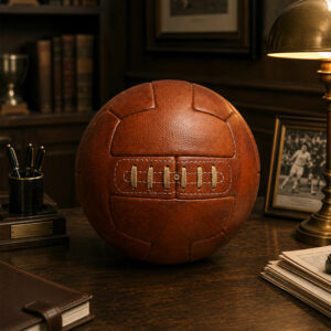 Ballon en cuir véritable Old School – vue 3