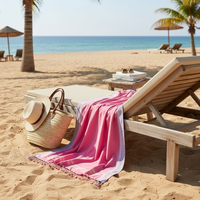 Fouta/serviette 340g DUNE Fouta/serviette 340g DUNE