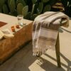 Fouta serviette polycoton recyclé 470g MARINA