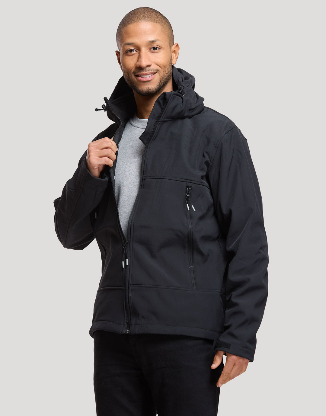 Blouson softshell homme en polyester recyclé Gabor Blouson softshell homme en polyester recyclé Gabor – vue 3