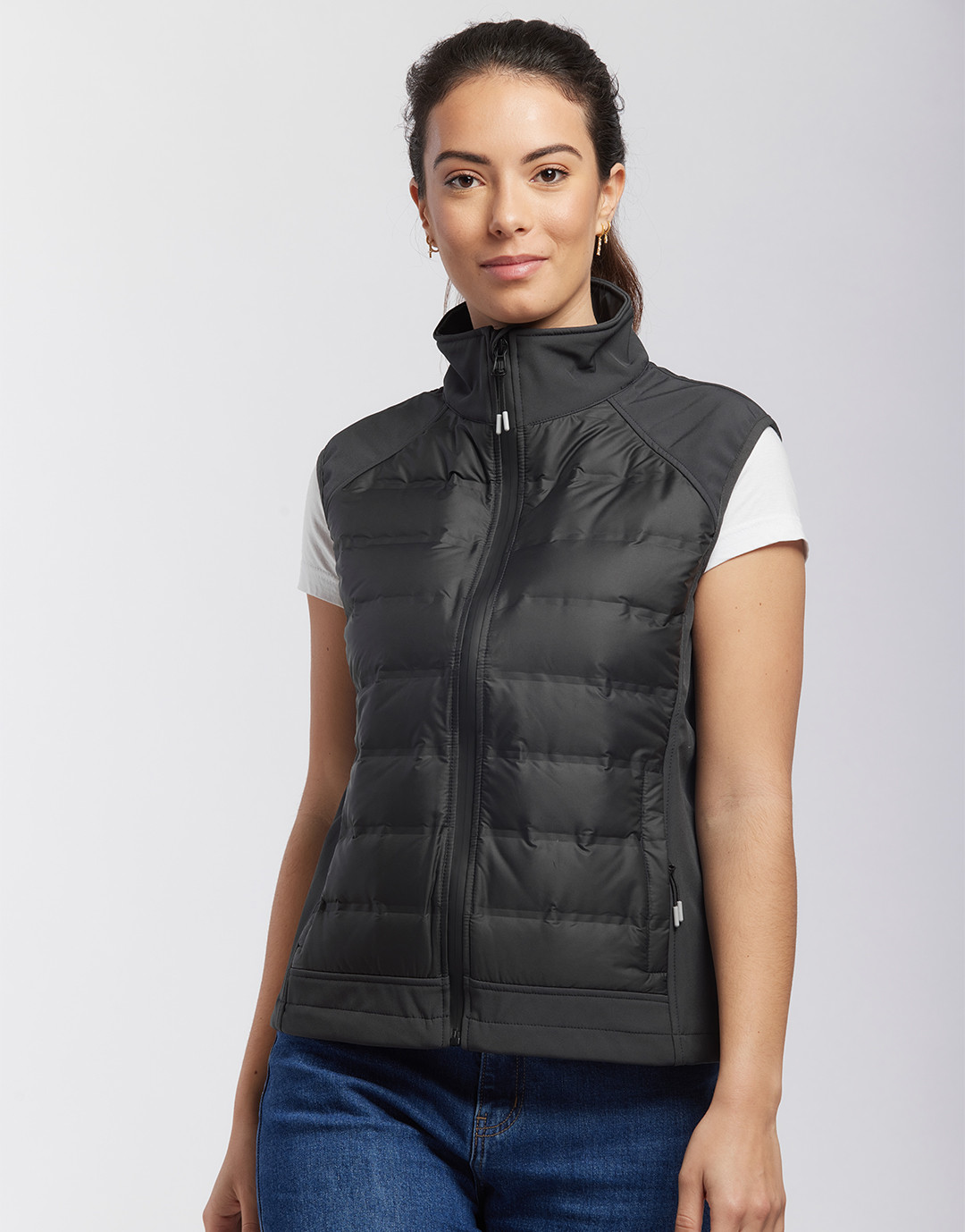 Bodywarmer hybride softshell et doudoune femme Gamma Bodywarmer hybride softshell et doudoune femme Gamma – vue 4