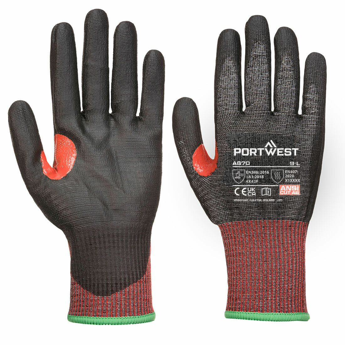 Gant anti-coupures cuir ahr13 Portwest A670 Gant anti-coupures cuir ahr13 Portwest A670