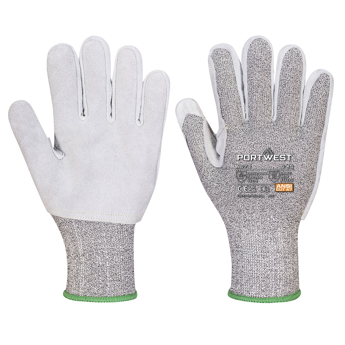 Gant anti-coupures cuir ahr13 Portwest A674 Gant anti-coupures cuir ahr13 Portwest A674