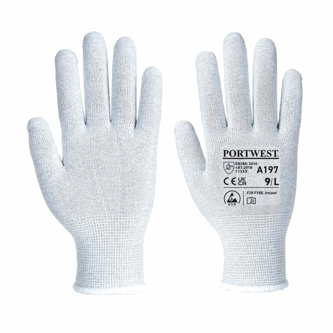 Gant Antistatique (Pack 12pcs) Portwest A197 Gant Antistatique (Pack 12pcs) Portwest A197