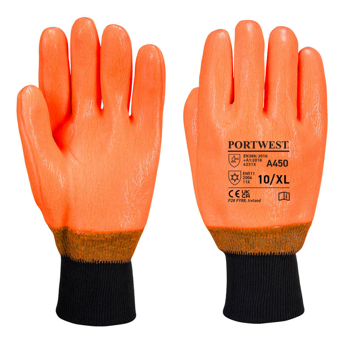 Gant Haute-Visibilité étanche (Pack 6pcs) Portwest A450 Gant Haute-Visibilité étanche (Pack 6pcs) Portwest A450