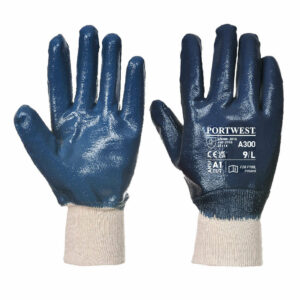 Gant nitrile, poignet tricot (Pack 12pcs) Portwest A300
