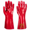 Gant PVC Rouge 35 cm (Pack 12pcs) Portwest A435
