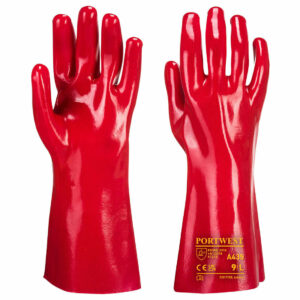 Gant PVC Rouge 35 cm (Pack 12pcs) Portwest A435
