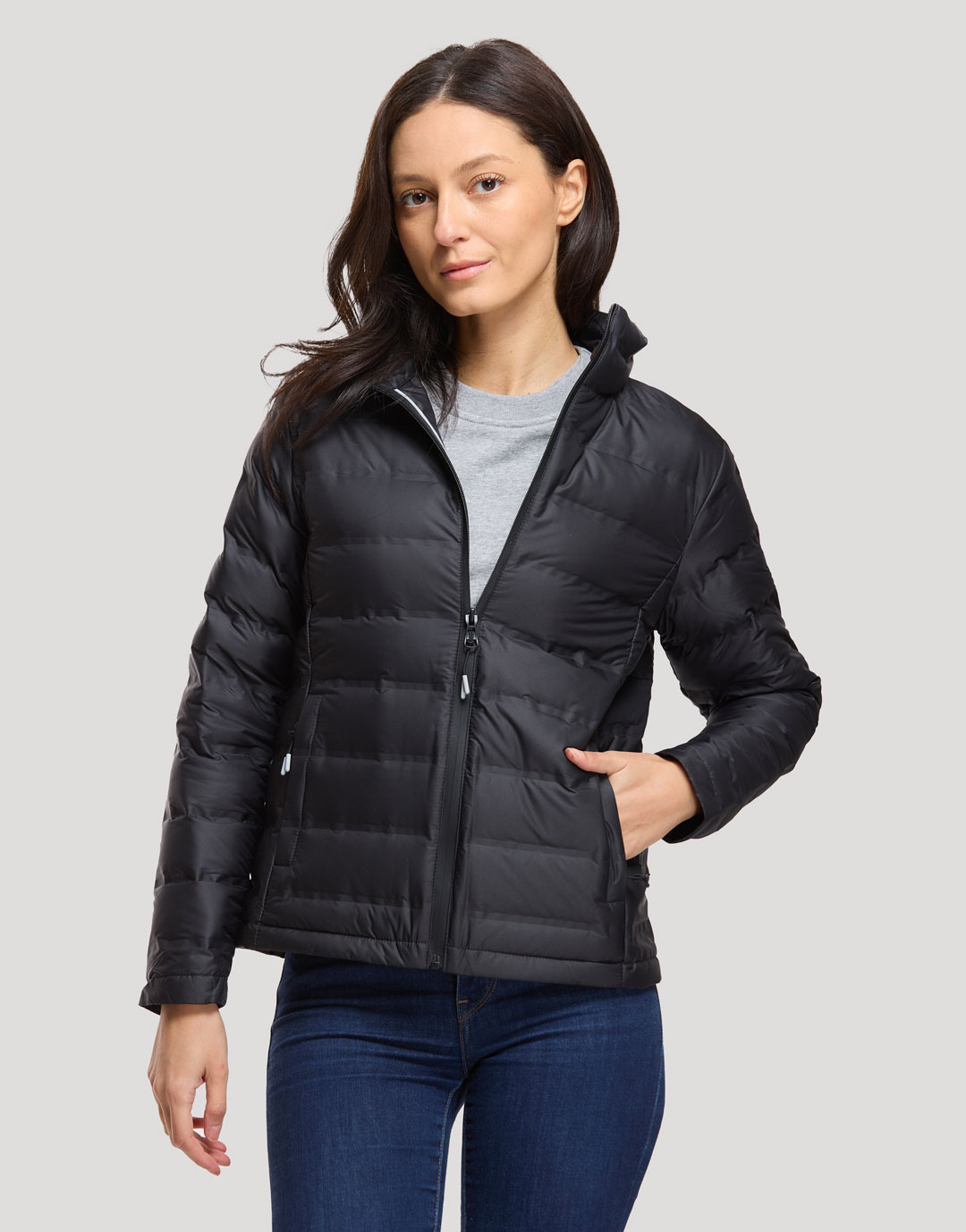 Doudoune femme mate en duvet Genova Doudoune femme mate en duvet Genova – vue 3